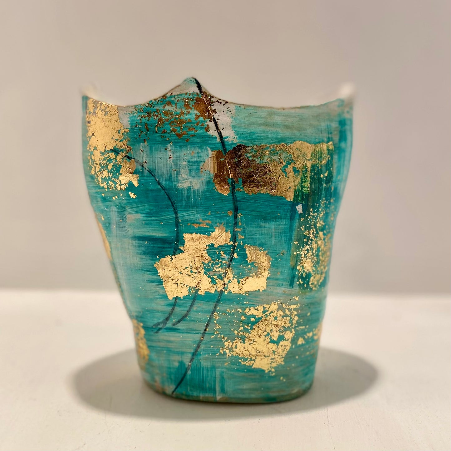 Grecian Asymmetrical Vase