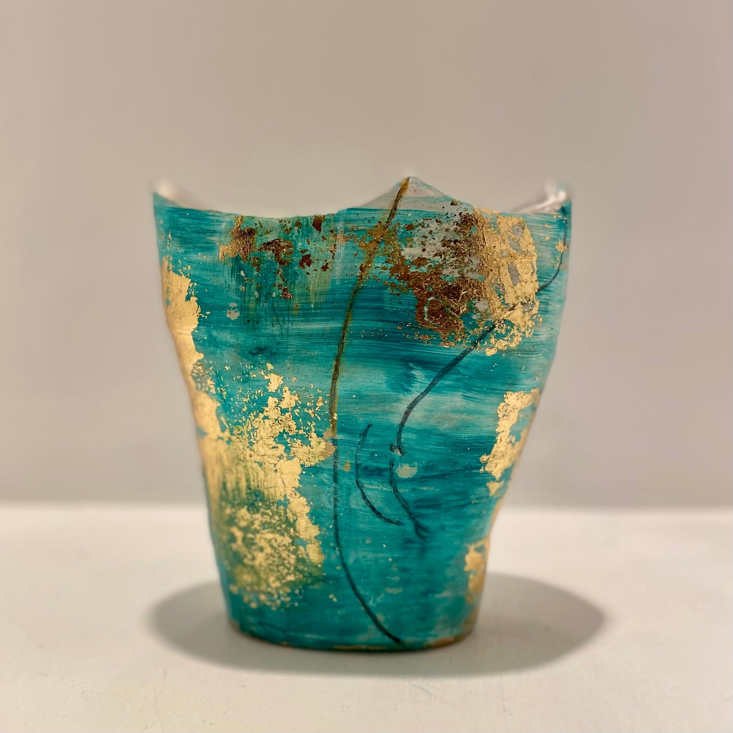 Grecian Asymmetrical Vase