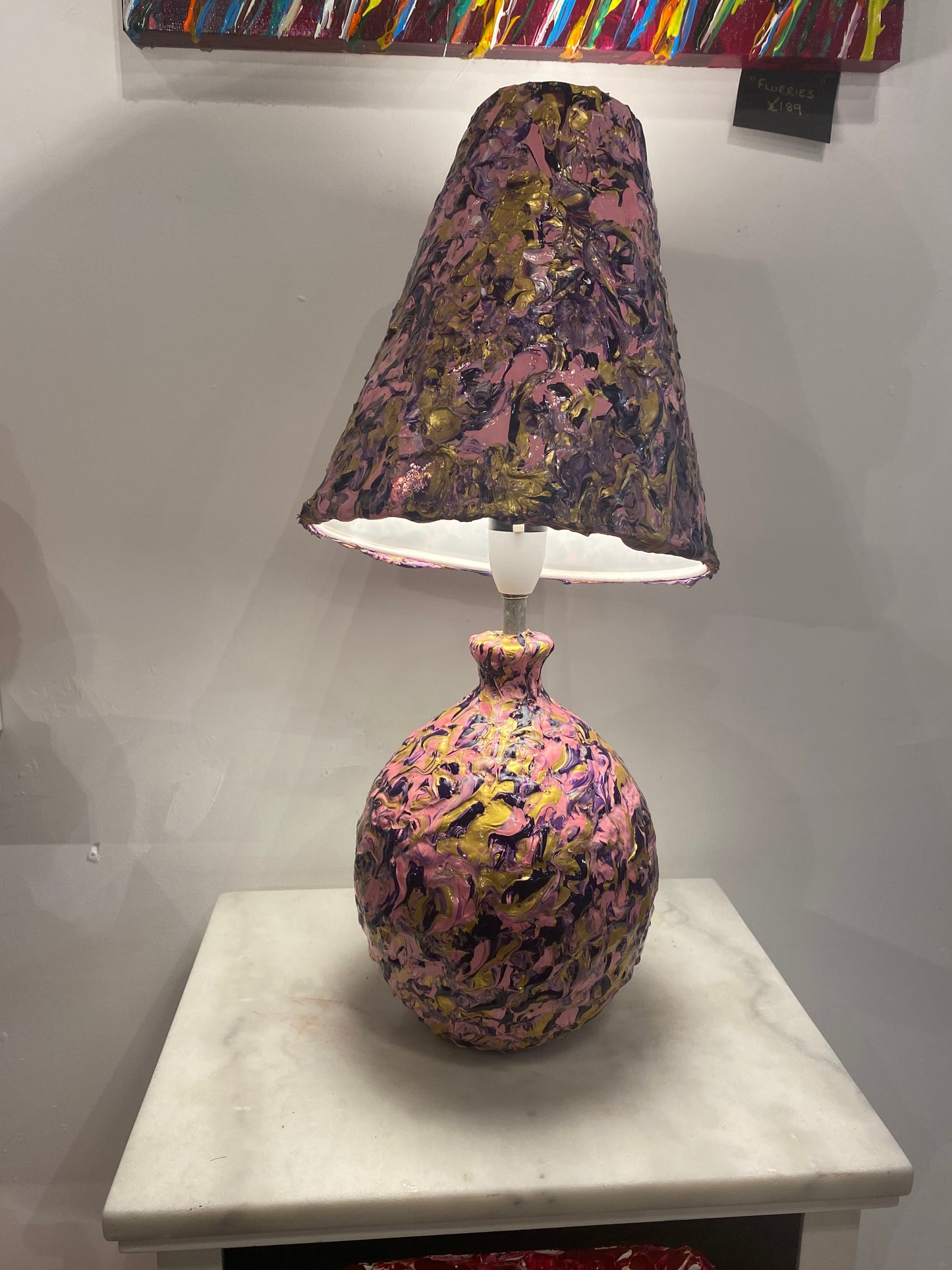 Painted Lamp