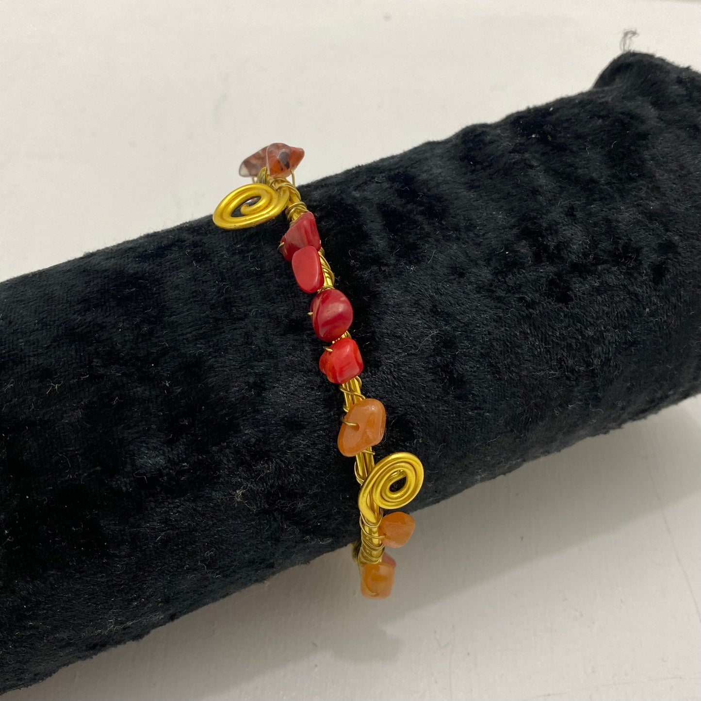 Wire Gemstone Bracelets