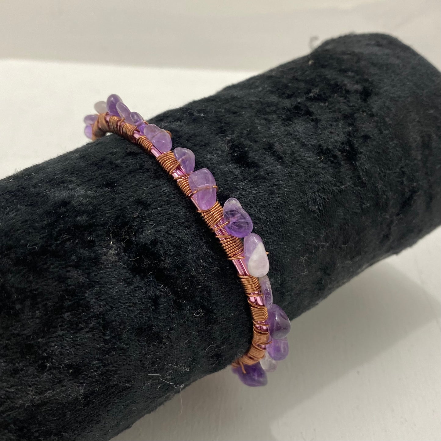 Wire Gemstone Bracelets