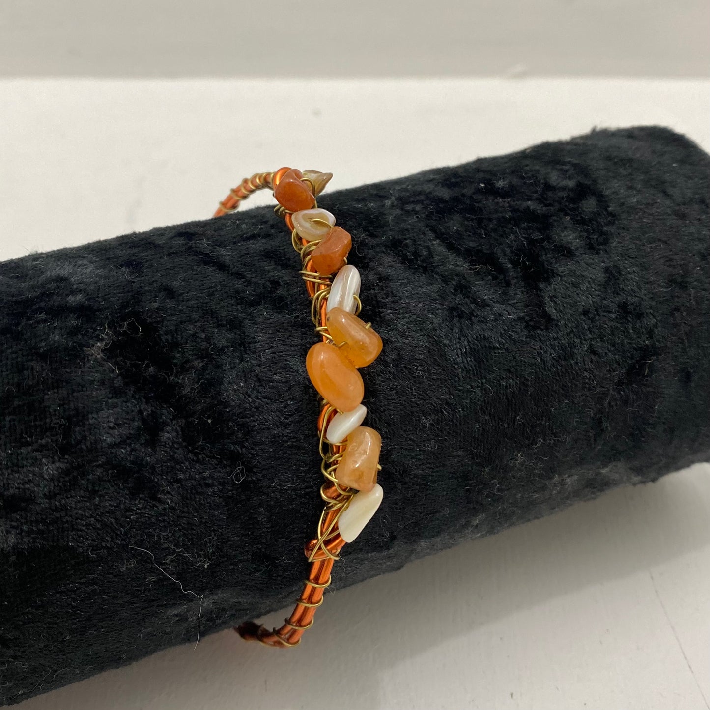 Wire Gemstone Bracelets
