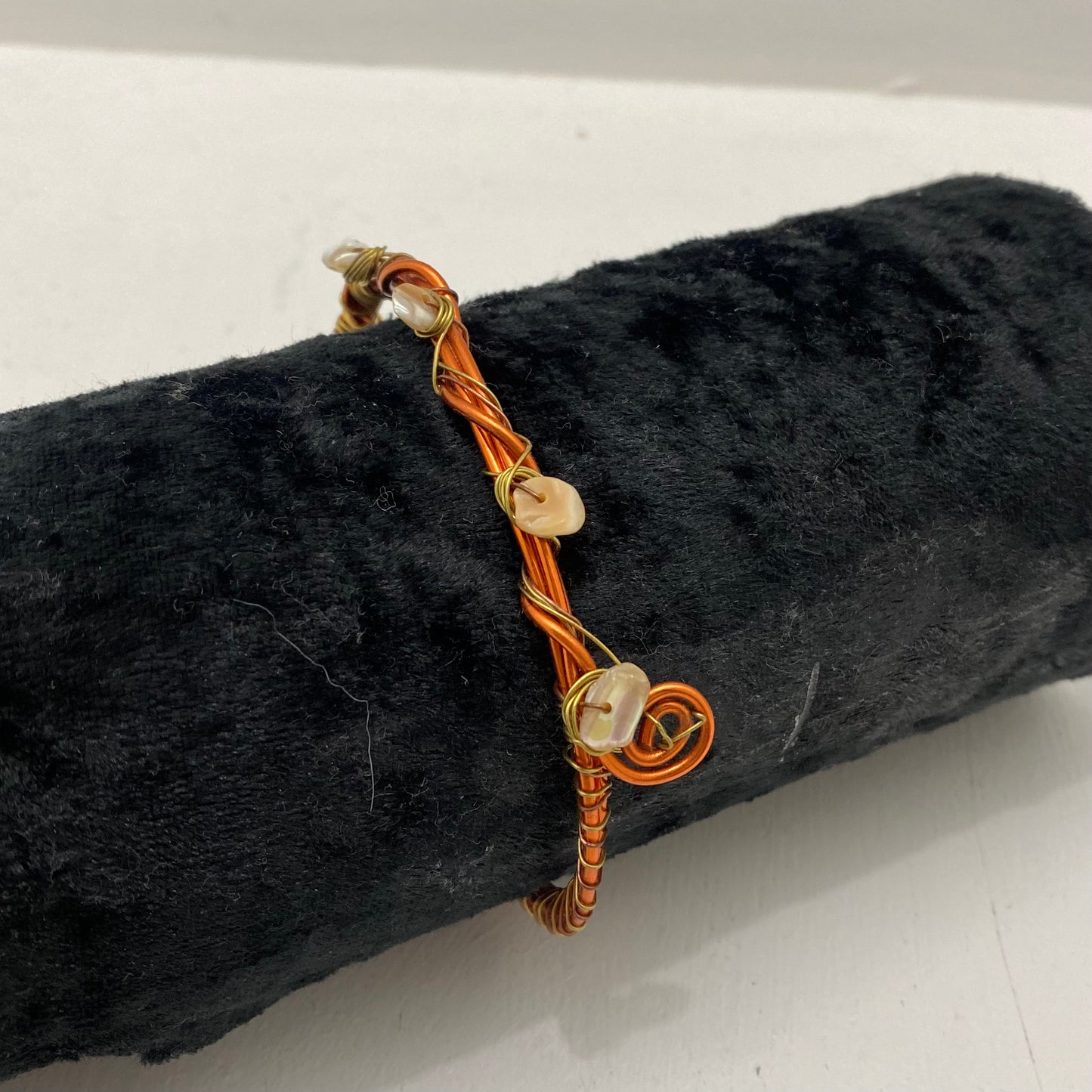 Wire Gemstone Bracelets