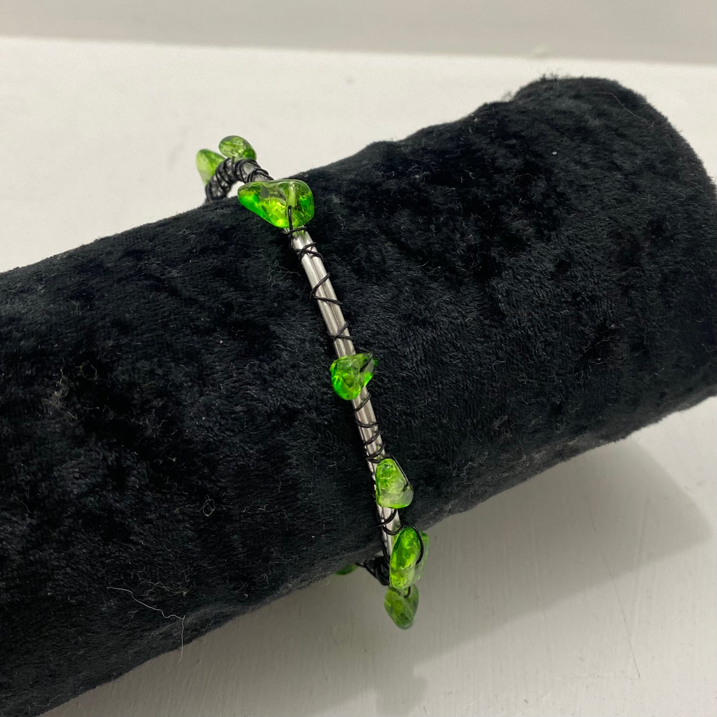 Wire Gemstone Bracelets