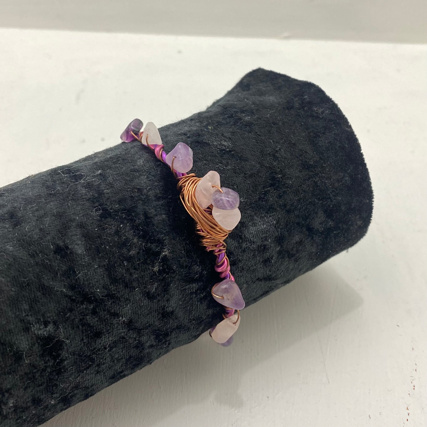 Wire Gemstone Bracelets