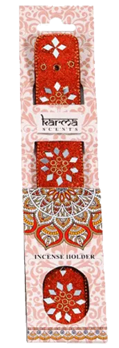 Orange Karma incense holder