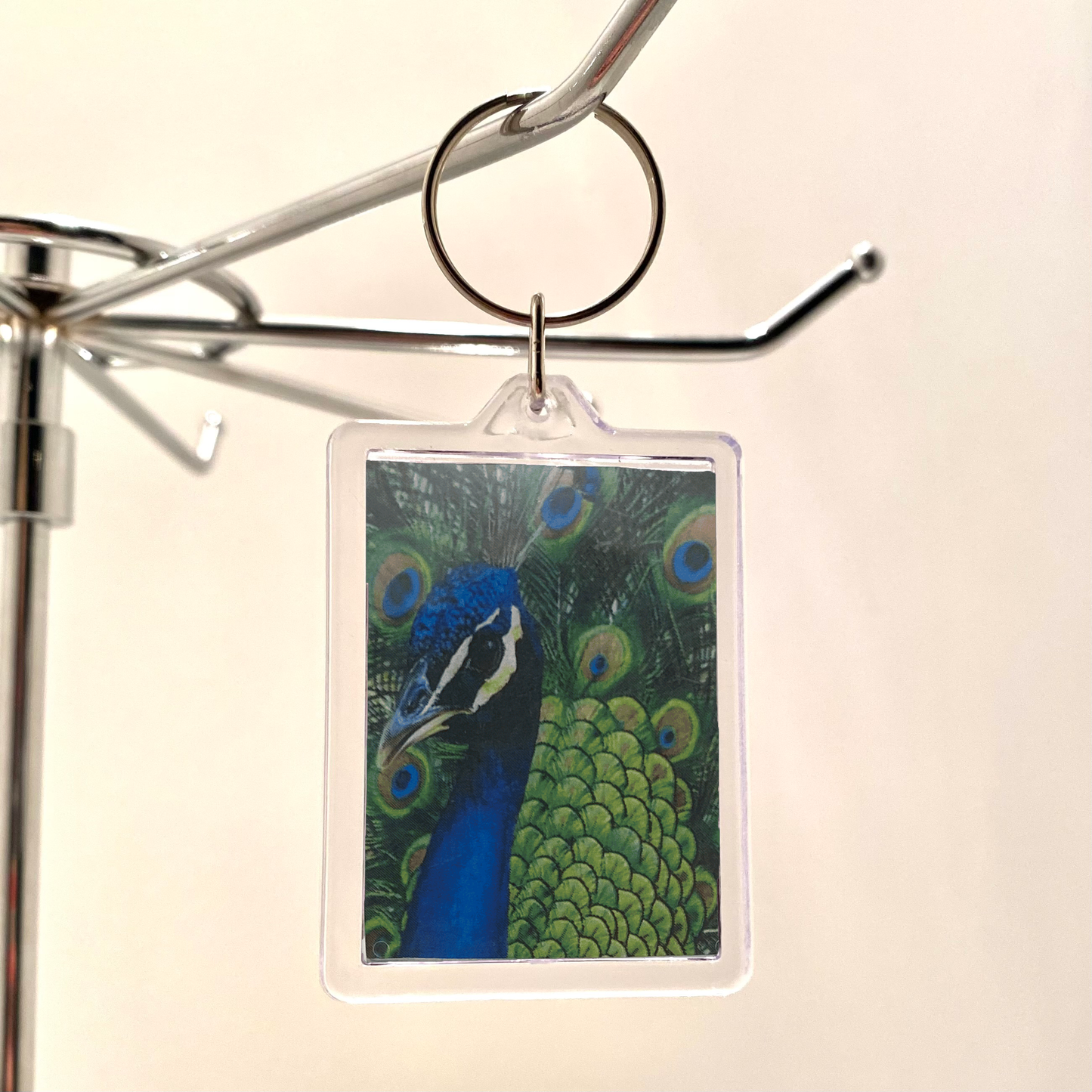 Peacock Keyring