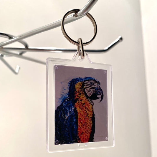 Macaw Keyring