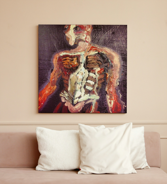 Anatomical Man Canvas