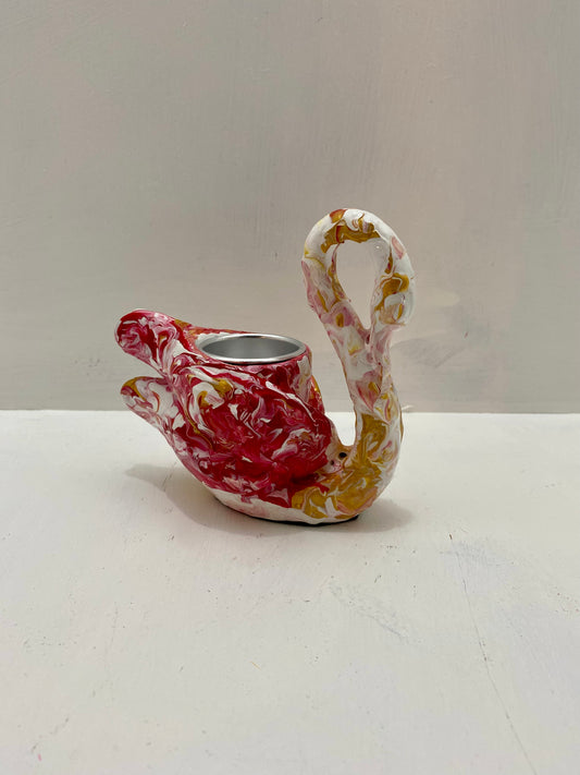 Swan Candle Holder