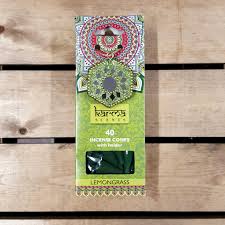 Lemongrass Incense cones with holder